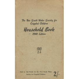 Household book / New South Wales Society for Crippled Children.
