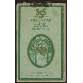 Australian calendar of salads, savouries, sandwiches