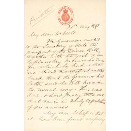 Hand-written letter