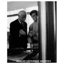 Sir Rohan Delacombe at Caulfield Institute of Technology's 50th Anniversary celebrations
