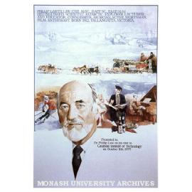 Painting of Dr. Phillip Law by Caulfield Institute of Technology staff member Connell Lee