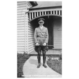 Lieutenant H.J. Palin, O.C. 1938 Caulfield Technical School Cadet Corps