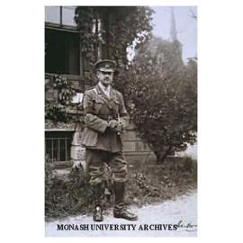 Major-General John Monash at headquarters in Glisy, France, 25 May 1918