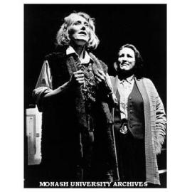 Julia Blake (left) and Caroline Gillmer in scene from 'Hotel Sorrento'. Playbox production at Alexander Theatre