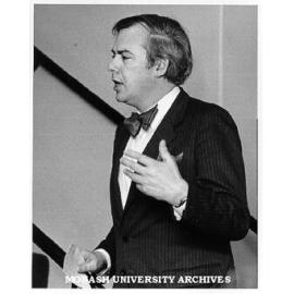 Patrick McCaughey opening exhibition of University Collection