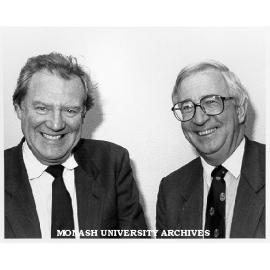Professors Mal Logan and Don Watts,Vice-Chancellor of Bond University