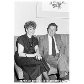 Professor Mal Logan and Professor Di Yerbury, Vice-Chancellor of Macquarie University