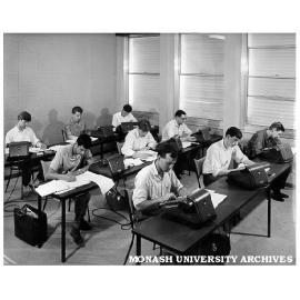 Students in Economic Statistics class
