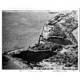 Aerial view of Ewen Ponds