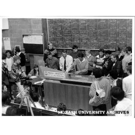 Bridge building competition for civil engineering students