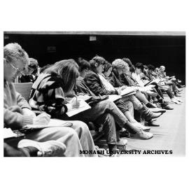 Students at Monash Economics Lecture