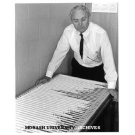 Mr Richard Osborn with computer - BEDSAC