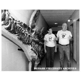 American palaentologist Dr Reid Macdonald and wife Marylee