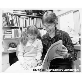 Dr Pat Rich and daughter Leaellyn