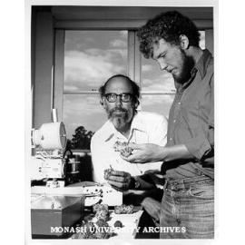 Dr Larry Frakes (left) and student Jim Granath