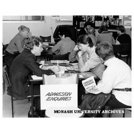 John Duncan counselling prospective Engineering students