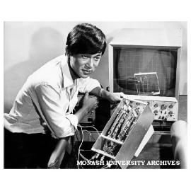 Patrick Sim, winner of 1982 IEEE award with prize-winning digital filter