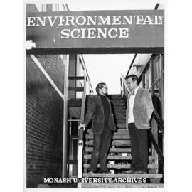 Visiting Professor Bill Stapp (right) with Dr Tim Ealey