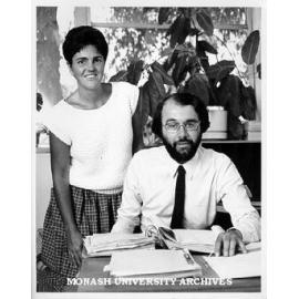 Griffith University graduate Ms Annie Austin and senior research fellow Mr David Crossley