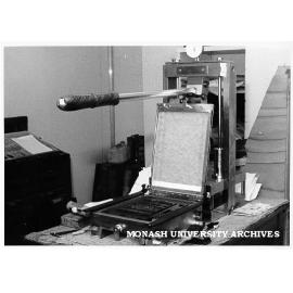 Graduate School of Librarianship printing press