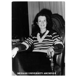 Honours student Ms Pauline Shiff