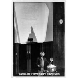 Dr Peter Kershaw speaking at ANZAAS Festival of Science, convenor of session on status of rainforests in Australia and SouthEast Asia