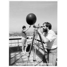 Dr Nigel Tapper researching effects of pollution on solar radiation