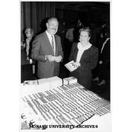 Launch of 'French in Australia', by French Embassy Cultural Counsellor, Mr Georges Zask and Ms Ann Morrow of Victorian Education Ministry