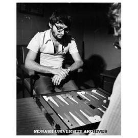 Geneticist and Australian backgammon champion, Dr Tony Morgan