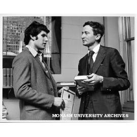 Andrew Wood receiving Goethe Prize from Acting Consul General of Germany Dr Manfred Osten