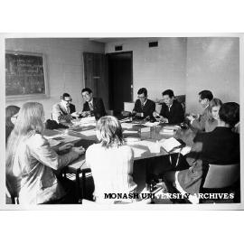 Visiting Japanese journalists