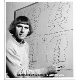 Dr Roger Smith demonstrating air flows in tornados