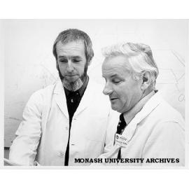 Dr Keith Budd (left) and Professor Alan Boura
