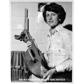 Veronica Rosier with Indian sarangi