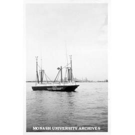 Floating instrument platform - Scylla - in Hobson's Bay