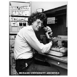 Physiologist Dr Grahame Taylor, researching neural mechanisms involved in Hirschsprung's disease