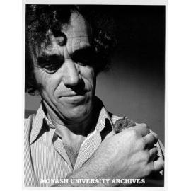 Endocrinologist Dr Ian McDonald with antechinus stuartii