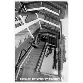 Film crew from Warhead Films in the Physics building