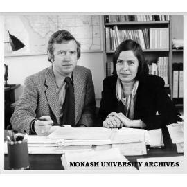 Senior lecturer in Social Work Mr Cliff Picton with research assistant Mrs Mia Bieske