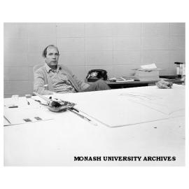 Visiting English artist John Walker