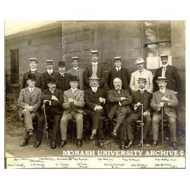 John Monash with Intelligence staff, Sydney