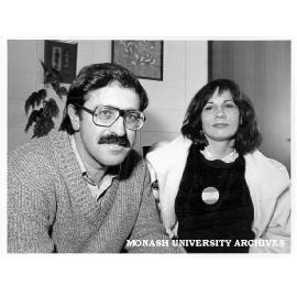 Jose Tomas Diaz (left) and Lourdes Gomez, visiting Australia under government sponsored exchange scheme