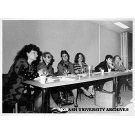 Speakers at symposium on feminism, co-hosted by Centre for Women's Studies and University Gallery