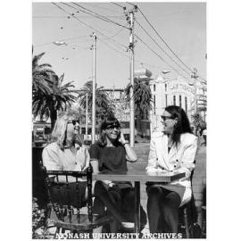 Successful women enrolled in Graduate Diploma in Australian Tourism, from left: Sharon Bornstein, Kay Gibson and Roberta Luci