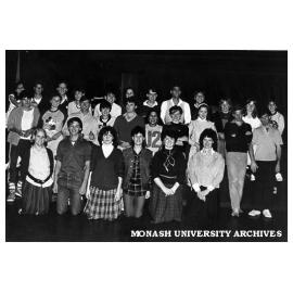 Cast and crew of 'Anyone Can Whistle'