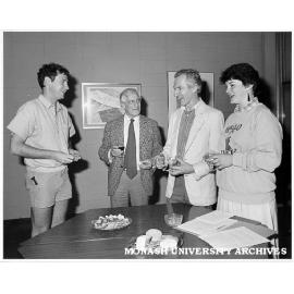 Presentation of Garnet H. Carroll Prize. Peter Thompson, Professor John Legge, Graham McGuffie and Rozlyn Gaffney