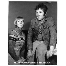 Elspeth Ballantyne and John Wood, stars of 'What the Butler Saw'