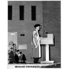 HRH Prince Philip, Duke of Edinburgh, speaking to Jubilee Graduation gathering