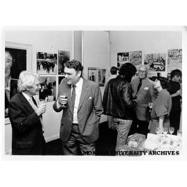 Guests at Silver Jubilee exhibition 'Making Monash'