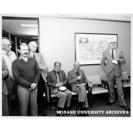 Guests at the farewell gathering for University Librarian Mr Brian Southwell in the Conference Room of the Main Library